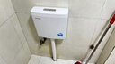 联塑大冲力水箱 蹲便器冲水箱 双按键厕所壁挂式马桶冲水箱轻音款 实拍图