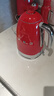 SMEG/斯麦格复古电热水壶KLF04烧水壶大容量家用不锈钢恒温养生壶泡茶热牛奶自动断电保温生日新年礼物 1.7L 红色 实拍图