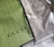 古驰（GUCCI） 古驰围巾奢侈品双G印花羊毛围巾披肩流苏薄款加厚日围巾保暖礼物 灰色165904 3G646 9500 实拍图