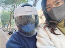 凤凰（Phoenix）3C认证电动车头盔男女士摩托车电瓶车安全帽四季通用夏季透气防晒双镜新国标3/4盔 3C月影白【防雾双镜】新国标A类 实拍图