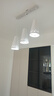 雷士（NVC）LED餐吊灯餐厅吧台灯具现代简约 白色餐吊 NDBD03A/2-005 实拍图
