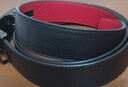 七匹狼皮带男腰带真皮外黑内红礼盒本命年送老公父亲生日新年礼物 实拍图