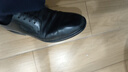 红蜻蜓真皮男鞋秋冬舒适商务休闲皮鞋高级正装德比鞋婚鞋WTA7376黑色40 实拍图