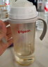 贝亲（Pigeon）自然离乳 PPSU重力球吸管双把手奶瓶 330mL 12月+ AA253 实拍图