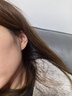 周六福足金999四叶草黄金耳钉女耳饰生日礼物计价AA096009 一对 约0.73g 实拍图