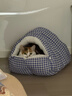 阿柴与猫猫窝冬季保暖半封闭式可拆洗四季通用猫咪窝狗窝猫床猫屋幼猫窝垫 实拍图