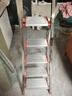 康鹏不锈钢梯子家用折叠梯室内登高梯伸缩爬梯铝合金人字梯加厚楼梯 升级版加宽加厚不锈钢-5步梯 实拍图