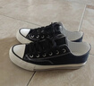 热风休闲布鞋男鞋男士时尚休闲帆布鞋百搭低帮系带纯色潮流板鞋 01黑色 40 偏小一码 实拍图