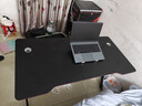 奥伦福特  电脑桌台式家用电竞游戏桌办公书桌简约书房写字桌子 碳纤维纹路单桌-120*60 升级款电竞桌 实拍图
