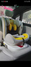 Heekin德国 儿童安全座椅汽车用0-4-12岁婴儿宝宝360度旋转ISOFIX硬接口 时尚黄(ISOFIX+360度旋转) 实拍图