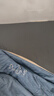艾薇 A类学生床笠单件单人防滑床罩防尘磨毛床笠 适用1.2m床 极速灰 实拍图