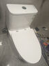 九牧（JOMOO）马桶 家用虹吸式马桶大冲力节水坐便器 防臭瞬冲 易洁抗菌马桶 行业爆款-双旋暴风冲11370-305坑 实拍图