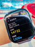 Apple/苹果 【情人节】Watch S11 智能手表蜂窝款46毫米银色铝金属表壳雾紫色运动型表带S/M 实拍图
