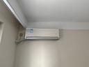 美的（Midea）1.5匹京耀 变频冷暖防直吹 新一级变频壁挂式空调挂机180°全域风道 KFR-35GW/N8MXJ1 实拍图