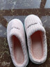 【福利价】小熊小兔棉拖秋冬季情侣保暖学生男拖鞋女居家棉拖鞋 小熊小兔棉拖-粉色 38-39 适合37-38 实拍图