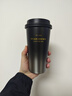 星巴克（Starbucks）杯子 咖啡宝藏系列 高颜值黑色不锈钢保温杯咖啡杯男女士送礼礼物 黑白渐变不锈钢桌面杯430ml 实拍图