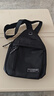 运动跑步包男休闲斜挎包手机包防泼水健身包女单肩包 黑色 实拍图