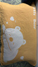 金号A类纯棉抗菌枕巾全棉加厚柔软枕头巾1条  纱布+毛圈  双面可用 实拍图