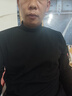 森马集团打底衫男士冬季加绒内穿半高领长袖t恤男生秋衣 灰色 L 实拍图