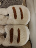 名创优品（MINISO）萌趣熊爪棉鞋加绒加厚可爱可外穿居家棉鞋  卡其（棉鞋款） 40-41 实拍图