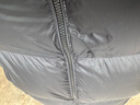 骆驼[黑钻3.0]羽绒服男90%绒秋冬保暖时尚显瘦高蓬羽绒服女 A13CAPN110A5，幻影黑 ，中性（金箔内） M 实拍图