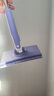 【爆款热卖】洗脸巾拖把夹迷你懒人小拖把夹布二次利用家用免手洗 93CM加长杆拖把+四块珊瑚绒布 实拍图