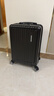 美旅行李箱20英寸旅行箱前开口登机拉杆箱学生密码箱薯条箱 79B黑色 实拍图