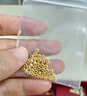 喜上眉梢喜饰黄金古法金珠999足金散珠硬金光面磨砂转运珠路路通圣诞礼物 3mm 重工古法珠单颗 0.1g 实拍图