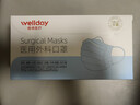维德（WELLDAY）一次性成人医用外科口罩三层防护防过敏透气灭菌级独立包装100只 实拍图