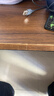 新颜值主义电脑桌电竞桌实木书桌家用台式办公桌学习桌写字桌工作台长条桌子 【22MM特厚面板】100*60cm胡桃色 实拍图