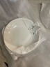 洁雅杰陶瓷盘家用白瓷盘子8英寸中式釉下彩餐盘菜盘汤盘 4只装 新骨瓷 实拍图