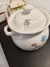 泥火匠陶瓷小斑马如意汤煲3500ml 卡通釉中彩砂锅明火中药煲炖汤锅汤煲 实拍图