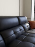 欧派高靠背劳伦斯真皮沙发头层牛皮意式轻奢可调节小户型复古黑色 【三电动功能】3米分体大三人位+德国OKIN电机+零靠墙 旗舰版 l 进口头层S++接触面青皮 实拍图