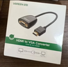 绿联HDMI转VGA转换器高清视频转接头适用电脑台式机笔记本小米电视盒子PS5连显示器投影仪连接线60738 实拍图