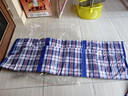 妙馨思PE编织袋蓝白格麻袋搬家打包袋蛇皮袋子神器102L蓝色3只装 实拍图
