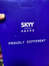 深蓝SKYY 伏特蓝天伏特加 原瓶进口洋酒750ML*2双支礼盒装 送礼 实拍图