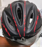 yaphtes骑行头盔自行车头盔国标认证磁吸风镜男女安全帽 黑红色 实拍图