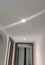 雷士（NVC） LED防眩筒灯射灯嵌入式无主灯家用客厅过道玄关灯服装店洗墙灯 桂影筒灯Ra97-9W三色光-孔75MM 实拍图