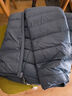 京东京造【零压排骨羽绒】轻薄羽绒服男外套冬季防钻绒马甲背心 曜石黑M 实拍图
