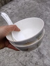 高颜值家用银杏时光米饭碗大面碗陶瓷餐具家用新骨瓷陶瓷碗 银杏时光 4.5英寸2碗2白勺 实拍图