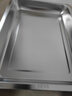 宇太（YUTAI）304不锈钢盘子加深方盘长方形餐盘商用烤鱼烧烤蒸饭 4030 实拍图