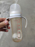 贝亲（Pigeon）自然离乳 PPSU重力球吸管双把手奶瓶 330mL 12月+ AA253 实拍图