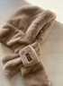 笙格儿帽子围巾一体秋冬季保暖毛绒帽加厚仿兔毛可爱学生护耳帽子冬天女 卡其色 均码 实拍图