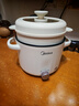 美的（Midea）电煮锅 泡面火锅宿舍小电锅 电蒸锅 多功能家用电热锅 2.6L蒸煮一体 小型2-3人用 配带蒸笼XZE2076 实拍图