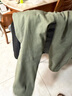 顶峰保罗（Dingfengbaoluo）休闲长裤潮牌宽松直筒裤冬季加绒阔腿工装裤子男HM9901军绿色2XL 实拍图