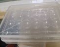 鸡蛋收纳盒家用冰箱用食品级保鲜放鸡蛋的盒子防摔装蛋盒蛋格筐托 透明色【两层两盖】可装48个鸡蛋 无规格 实拍图