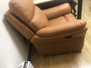 左右沙发功能皮感科技布单人沙发单椅DZY6010 暮光橙31055 实拍图
