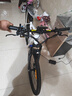 永久锂电池助力电动自行车禧玛诺变速超长续航山地车男女士双碟刹单车 F58多彩白【助力续航约50-60KM】油碟 27.5英寸 实拍图