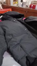 京东京造羽绒服男鸭绒加厚防寒工装面包服防泼水冬季外套短款 黑色 L 实拍图
