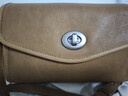 裘真信封包女链条斜挎单肩包休闲复古小包植鞣头层牛皮包包 大象灰-中号 实拍图
